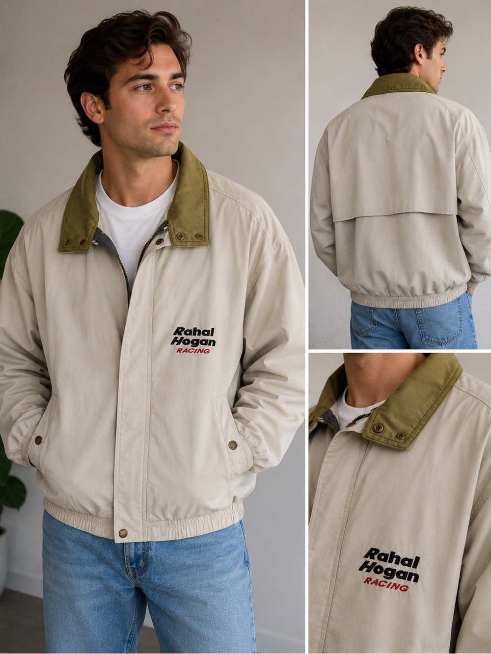 1990s Vintage Rahal Hogan Racing Jacket XL Gear for Sports IndyCar